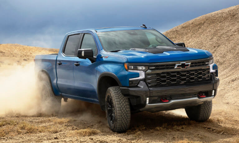 2026 Chevy Silverado 1500 offroading in sand