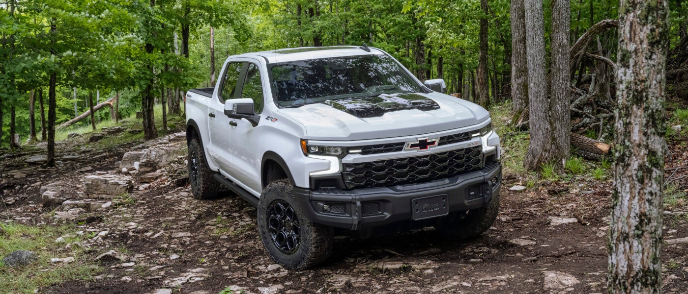 2026 Chevy Silverado 1500 Exterior Parked In A Forest