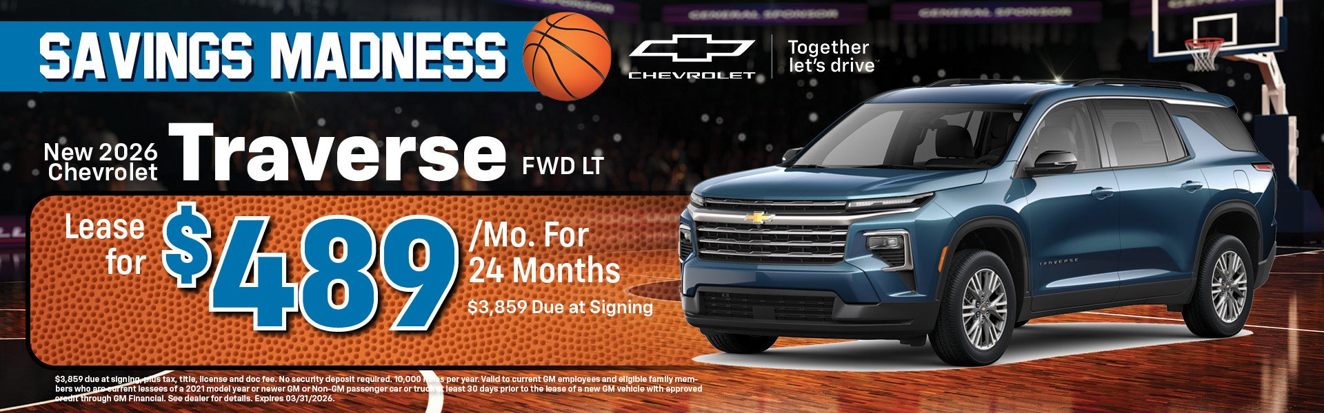 2026 Chevrolet Traverse in LE MARS IA