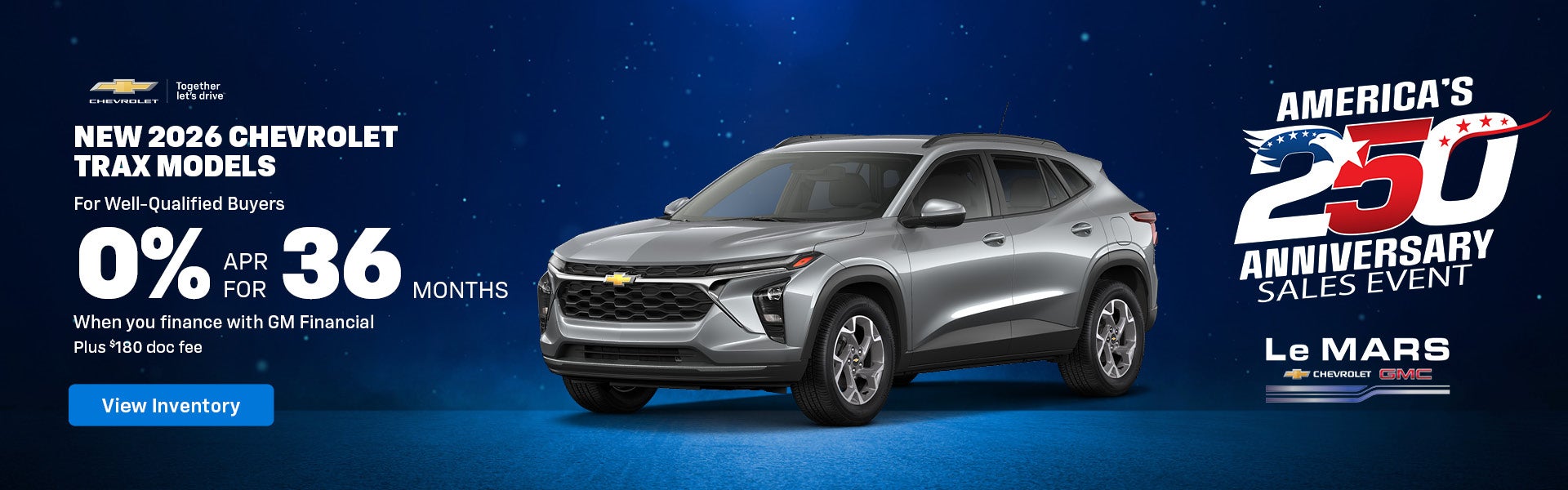 New 2026 Chevrolet Trax Models