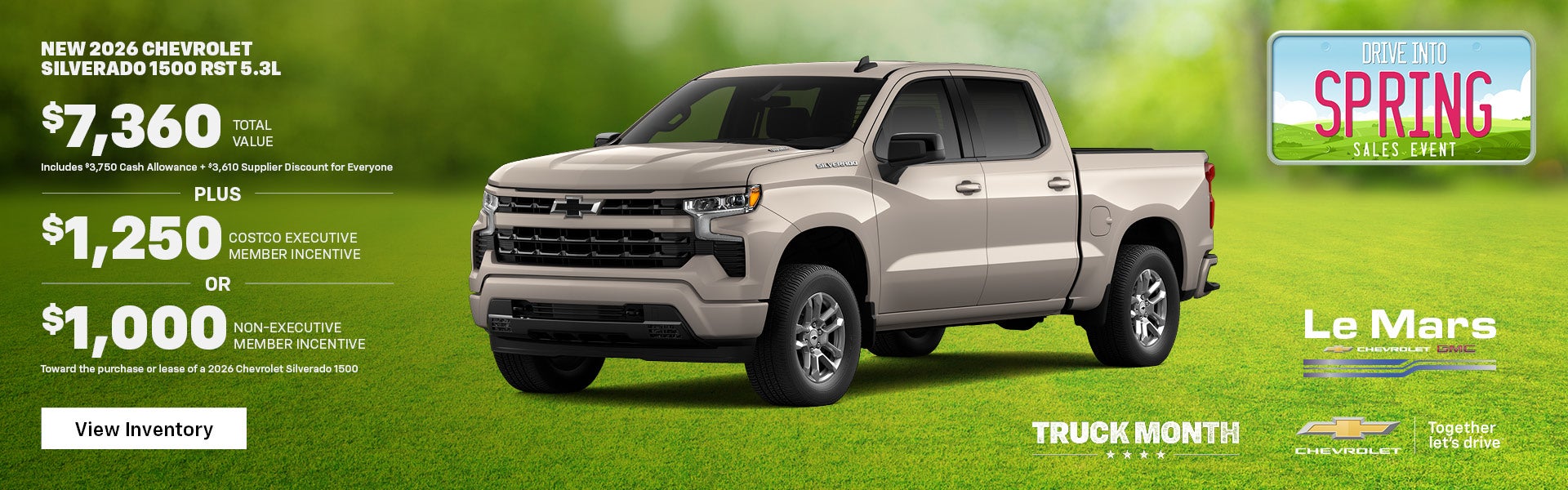 Save on a new 2026 Chevy Silverado 1500